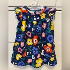 Lots of Love Floral Ruffle Sleeve Dress / Size 2T / VGUC